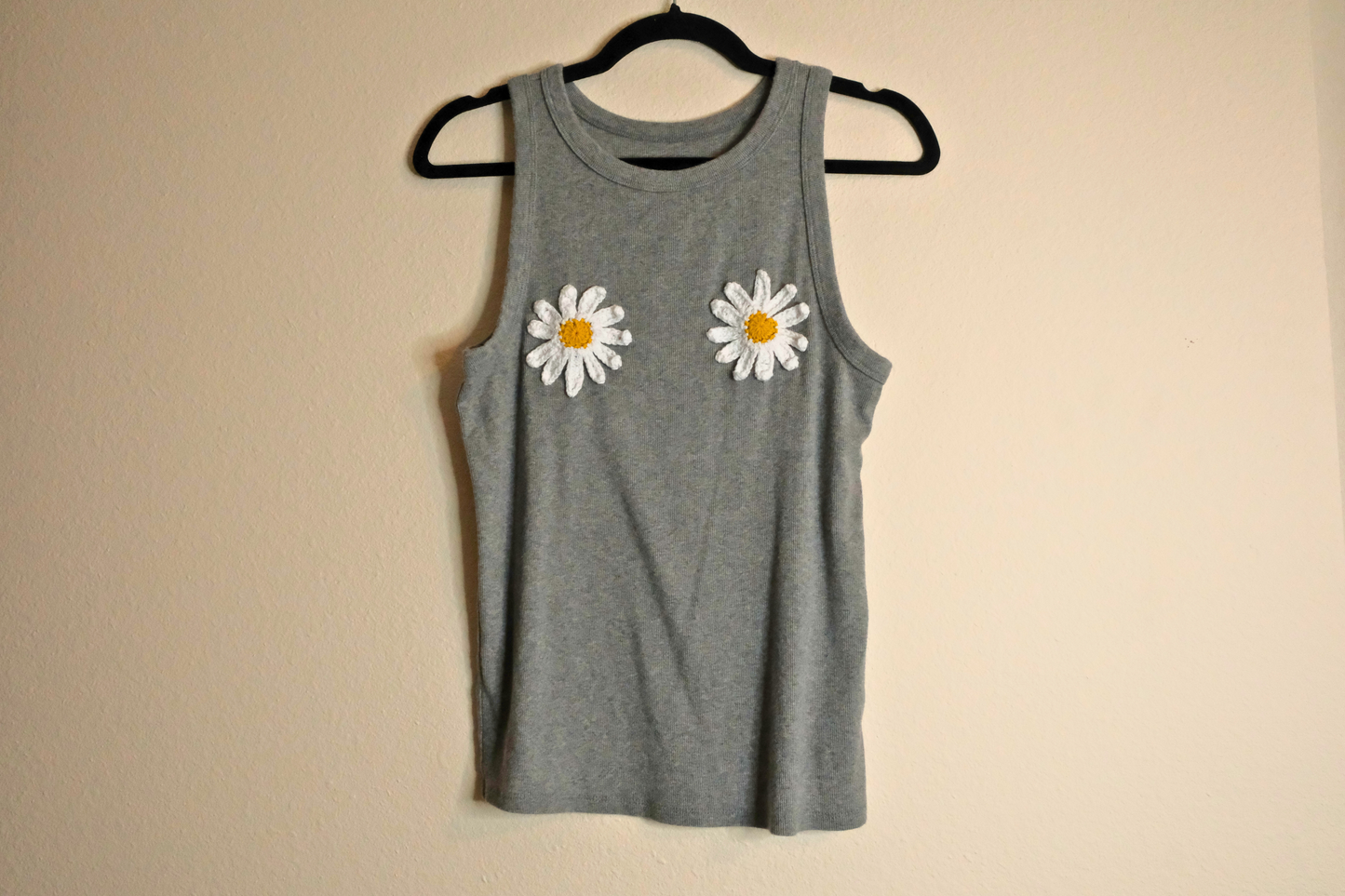 Crocheted Daisy Ta-Ta Tank