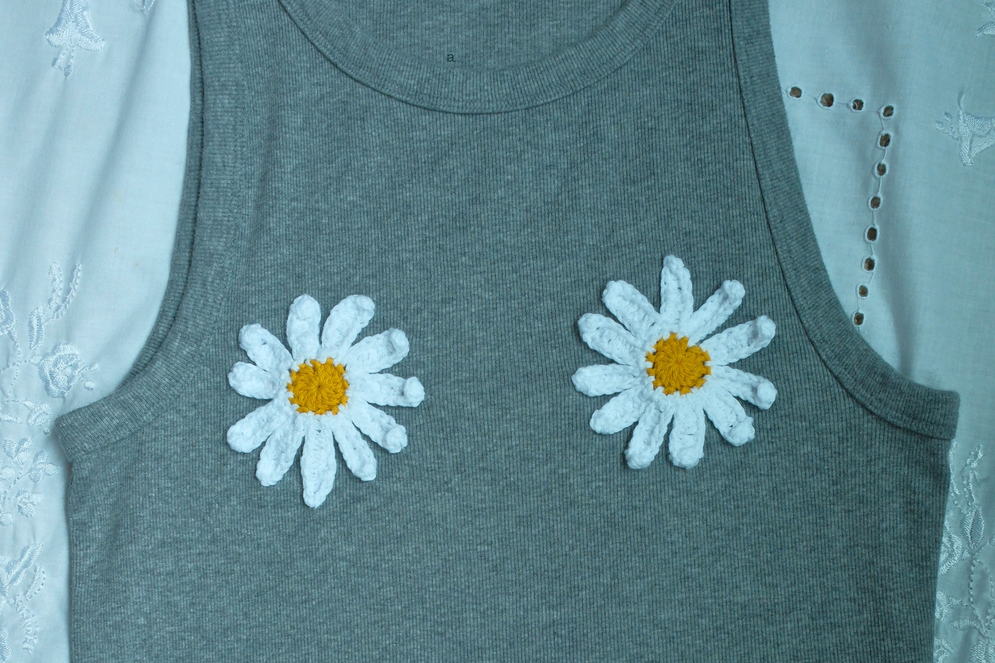 Crocheted Daisy Ta-Ta Tank
