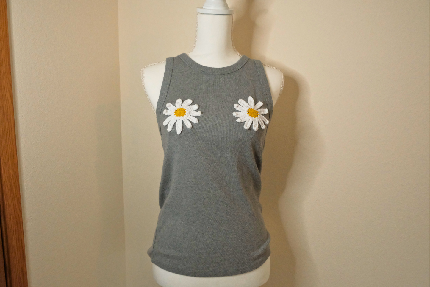 Crocheted Daisy Ta-Ta Tank