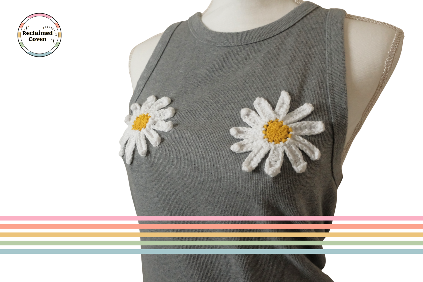 Crocheted Daisy Ta-Ta Tank