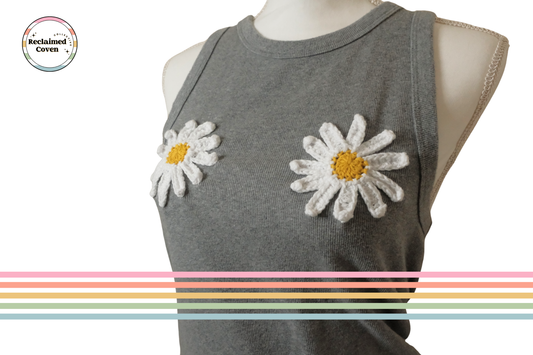 Crocheted Daisy Ta-Ta Tank