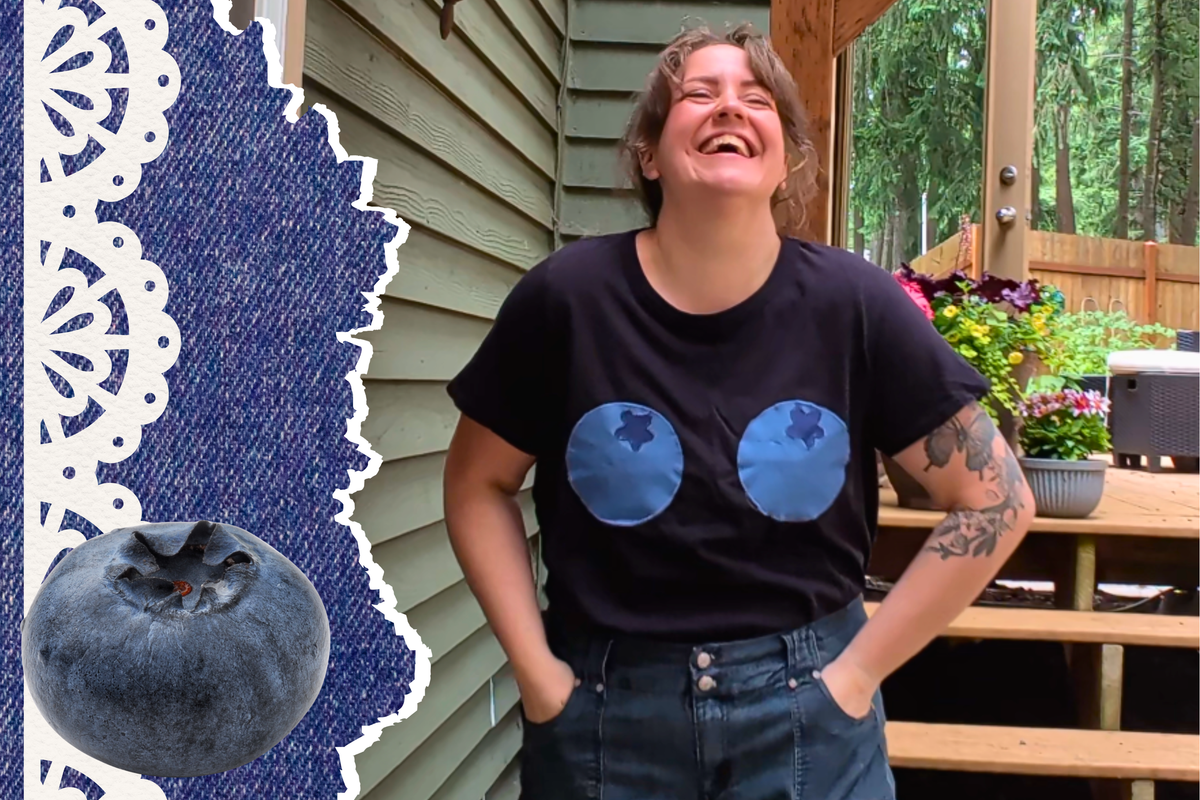 Black Blueberry Ta-Ta Tee
