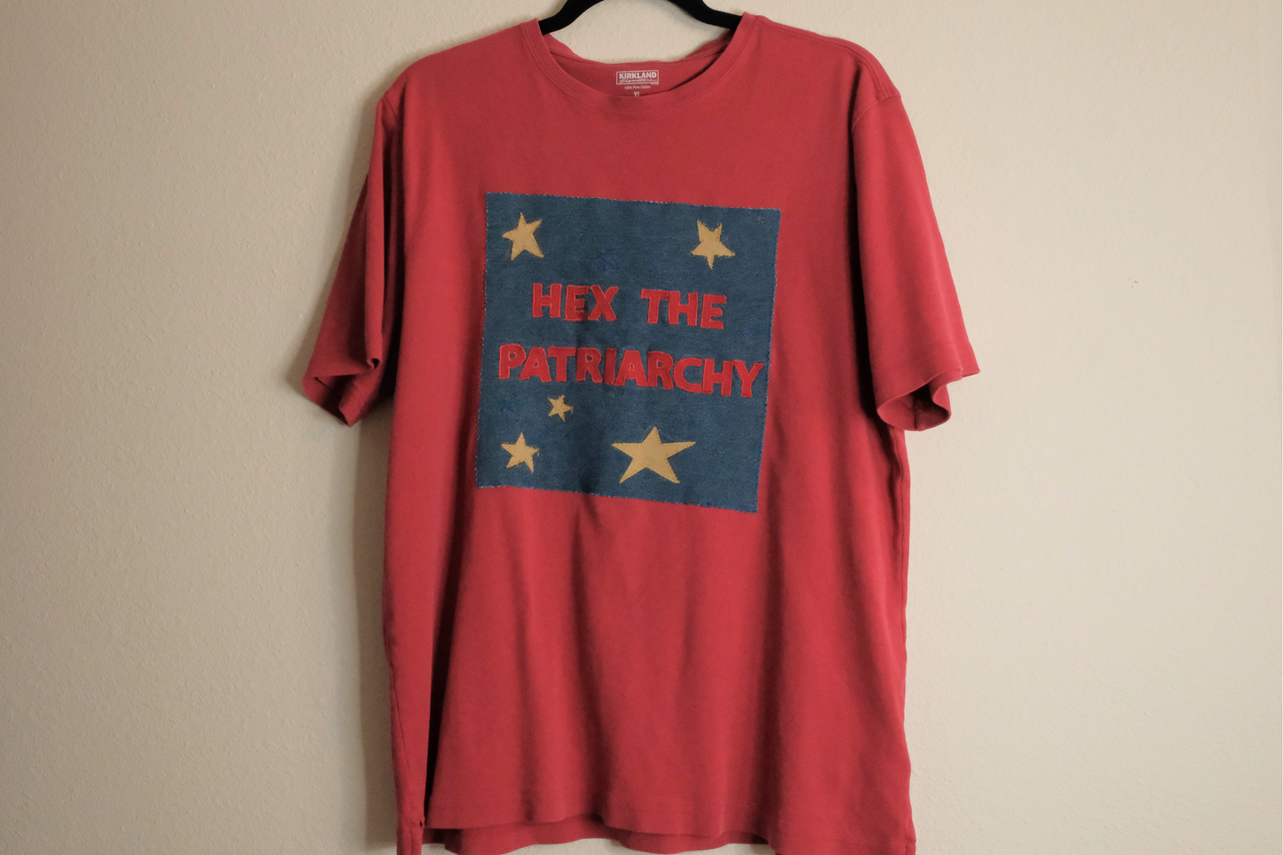 Hex The Patriarchy Denim Patch Tee